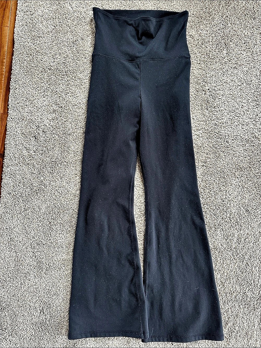 Abercrombie Kids YPB Flare Leggings Black Girls 13/14